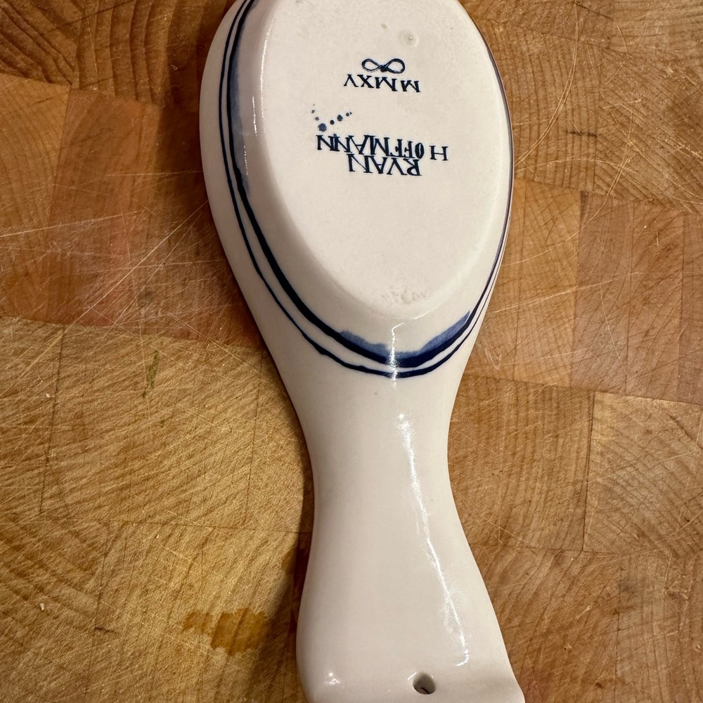 Mara Hoffman for Anthropologie Floral Ceramic Spoon Rest - Picture 2 of 2